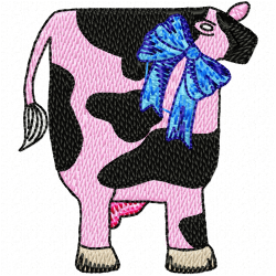 Cows Embroidery Design 5 Cows Embroidery Design 5